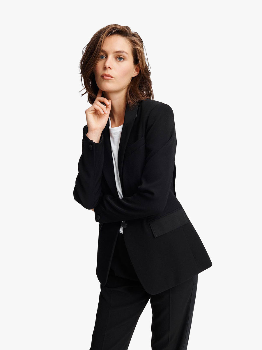 Blazer Without Lapels