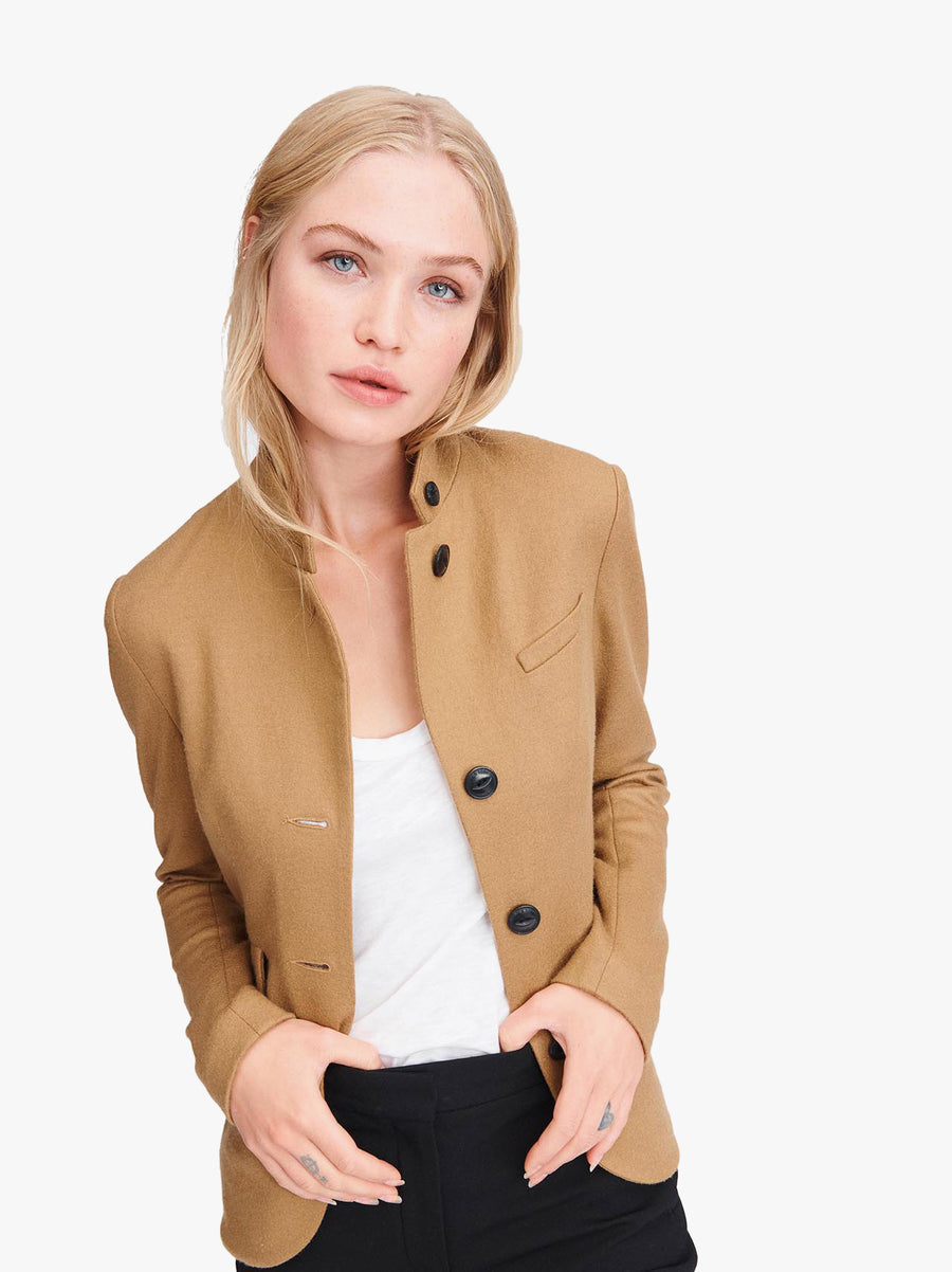 Blazer With Flap Pockets