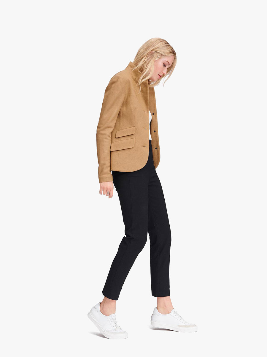 Blazer With Flap Pockets