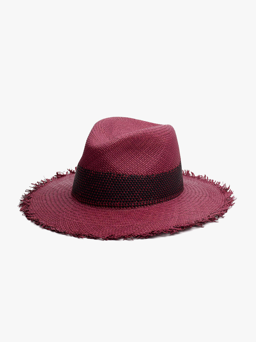 Sewn Straw Panama Hat