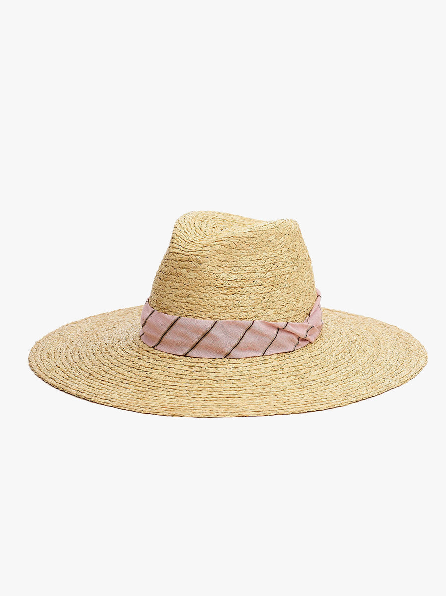 Sewn Straw Panama Hat