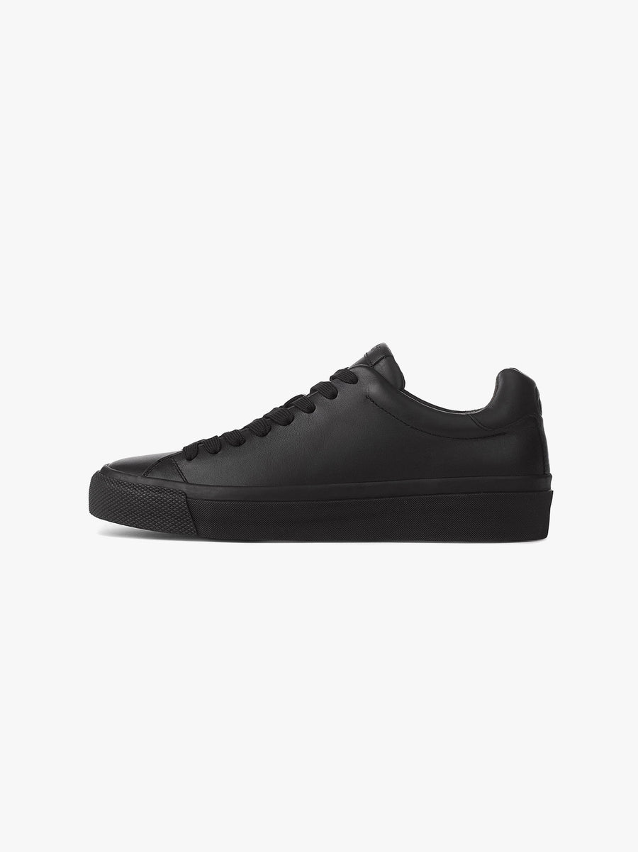 Black Patent Finish Sneakers