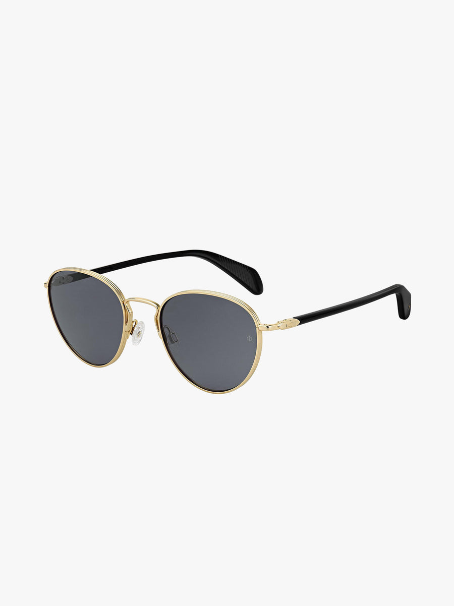 Contrasting Plastic Frame Sunglasses