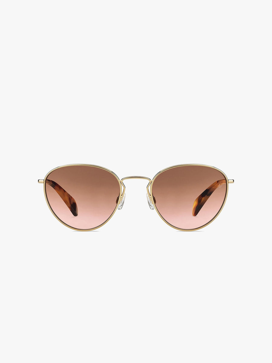 Contrasting Plastic Frame Sunglasses